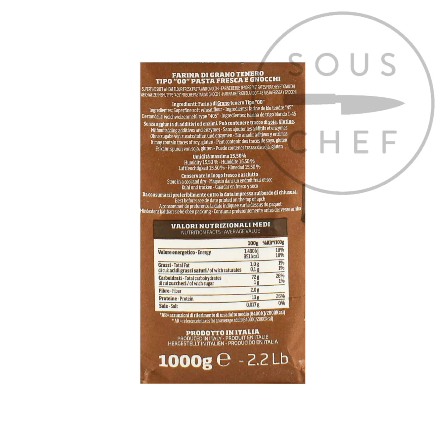 Caputo Fresh Pasta And Gnocchi Flour 1kg 4 Caputo Fresh Pasta And Gnocchi Flour 1kg