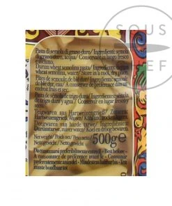 Ingredients Dolce & Gabbana Gragnano IGP Casareccia 500g 7 Ingredients Dolce & Gabbana Gragnano IGP Casareccia 500g