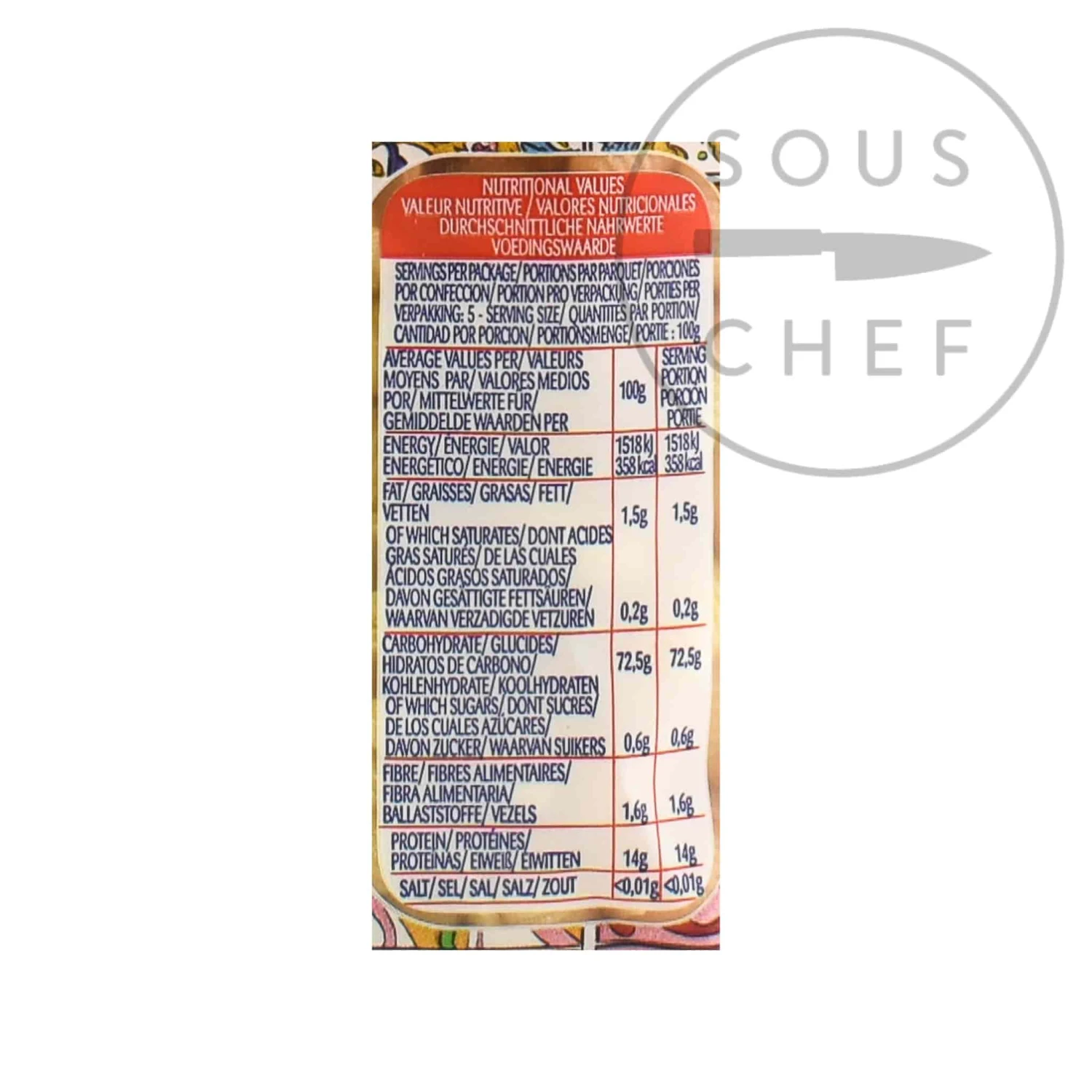 Dolce & Gabbana Gragnano IGP Gnocchi Sardi 500g Ingredients 4 Dolce & Gabbana Gragnano IGP Gnocchi Sardi 500g Ingredients