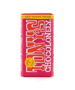 Ingredients Tony's Chocolonely Milk Caramel Biscuit 180g