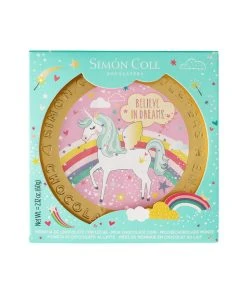 Unicorns And Dinosaurs Ingredients Unicorn Chocolate Medallion 60g