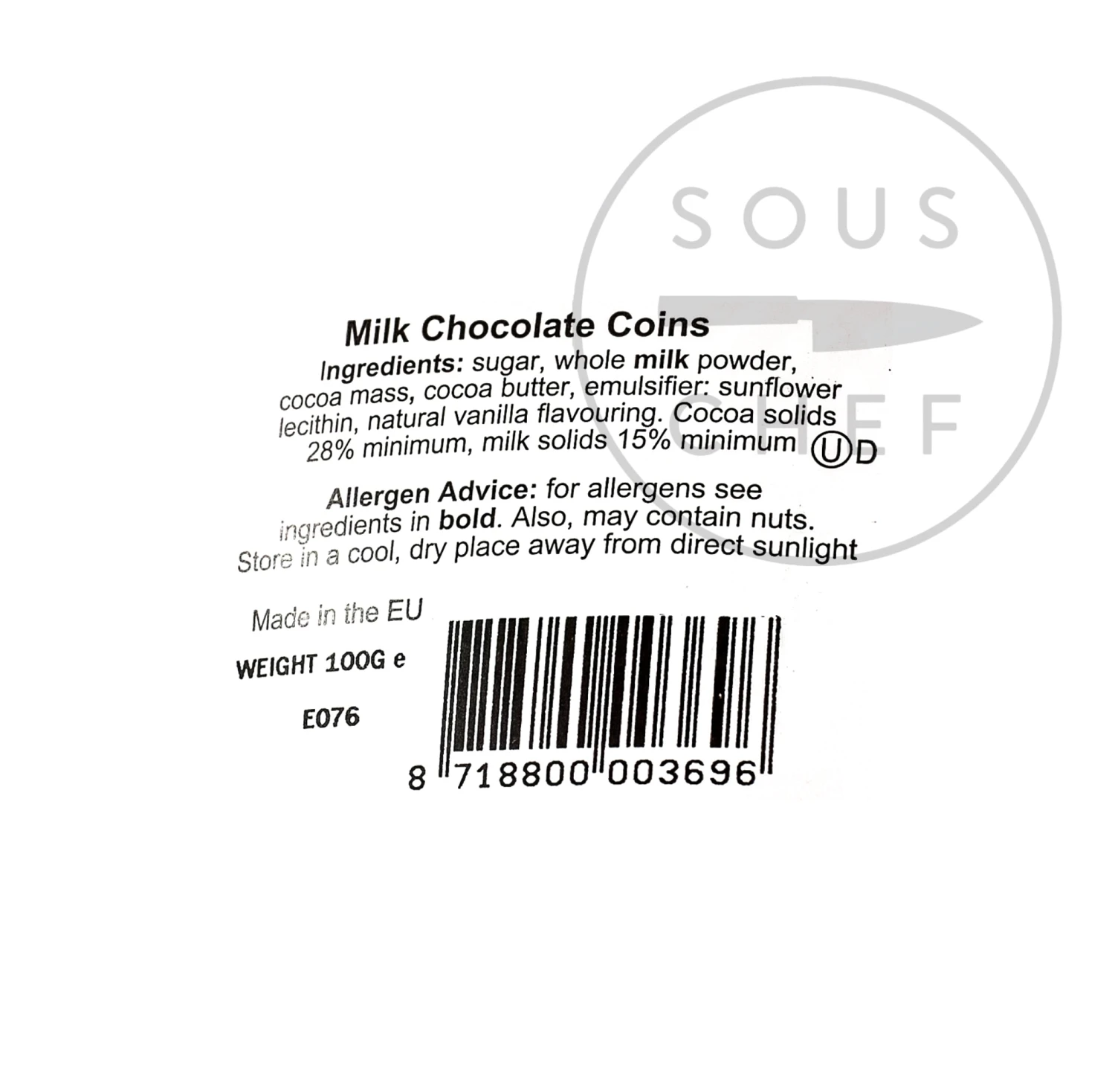 Chocolate Novelties Gold Milk Chocolate Coins 100g Ingredients 4 Chocolate Novelties Gold Milk Chocolate Coins 100g Ingredients