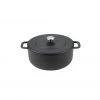 Cookware Combekk Sous-Chef Black Recycled Cast Iron Dutch Oven 24cm