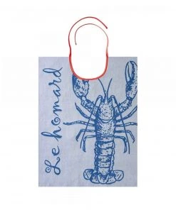Coucke Kitchen Clothing The Blue Lobster French Seafood Bib