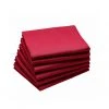 Coucke Cambrai Napkin Red 45cm Kitchen Linen