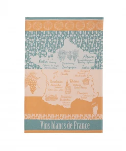 Coucke French Tea Towel - Vins Blancs De France