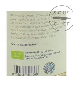 Casa Marrazzo Peeled Organic Tomatoes 800g Tinned Tomatoes & Veg