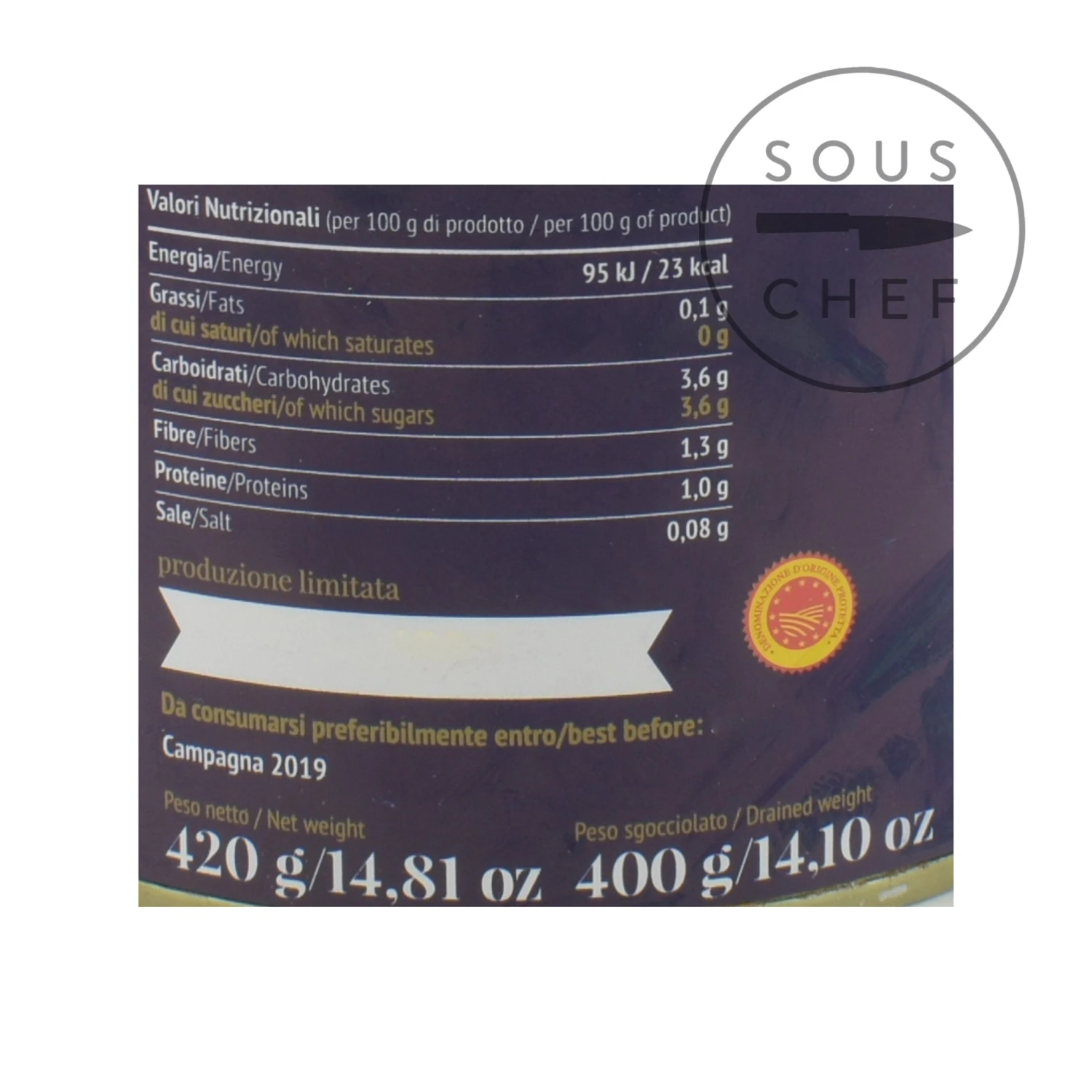 Casa Marrazzo DOP San Marzano Peeled Tomatoes With Basil 400g Ingredients 5 Casa Marrazzo DOP San Marzano Peeled Tomatoes With Basil 400g Ingredients