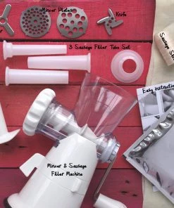 Spicely Does It Sausage Making Kit With Machine Ingredients