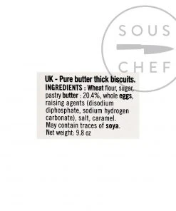 Biscuiterie La Trinitaine Pure Butter Breton Palets 280g Ingredients