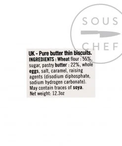 Biscuiterie La Trinitaine Pure Butter Breton Galettes 350g Ingredients