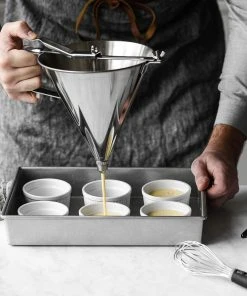 De Buyer Kwik Pro Piston Funnel With Stand 7 De Buyer Kwik Pro Piston Funnel With Stand