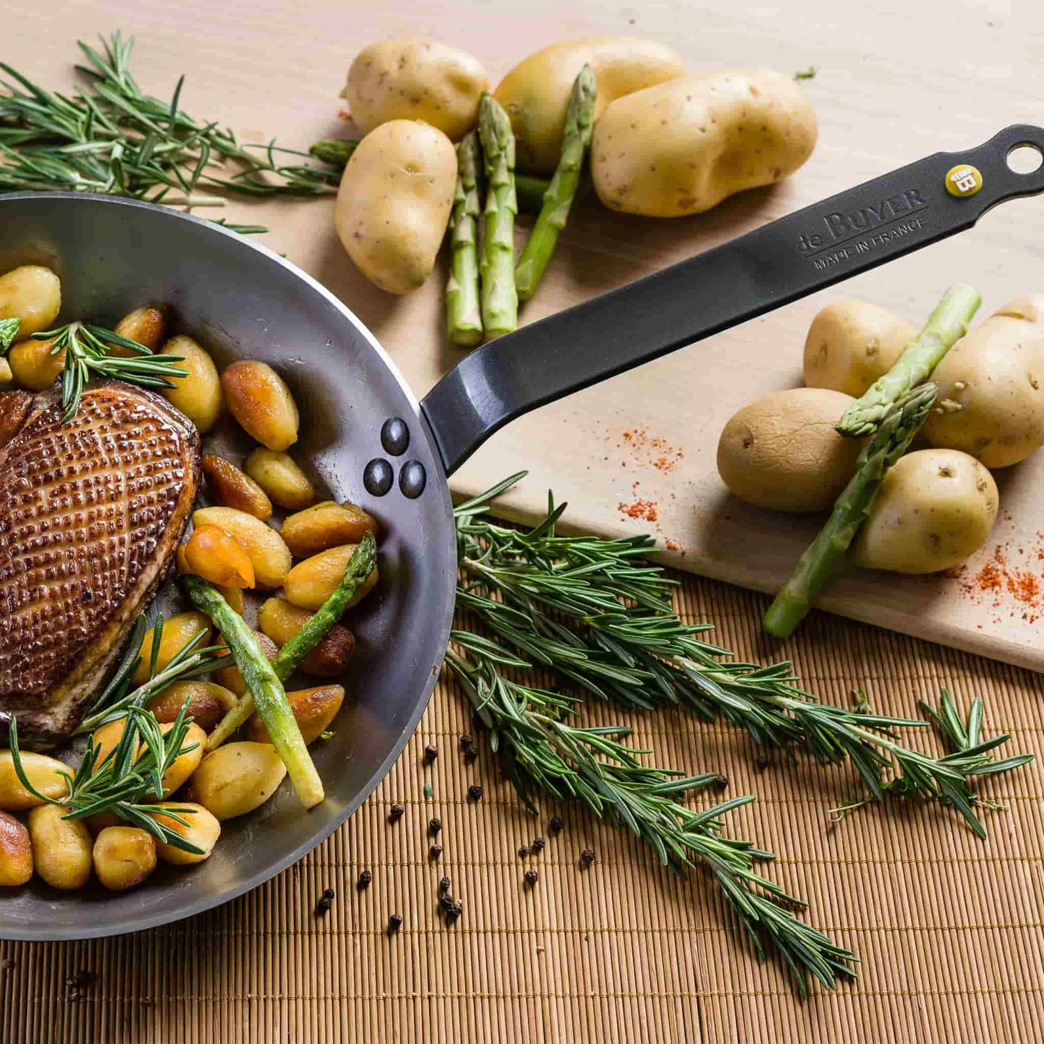 Cookware De Buyer Mineral B Frying Pan 24cm 4 Cookware De Buyer Mineral B Frying Pan 24cm