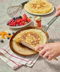 De Buyer Mineral B Crepe Pan 24cm Cookware
