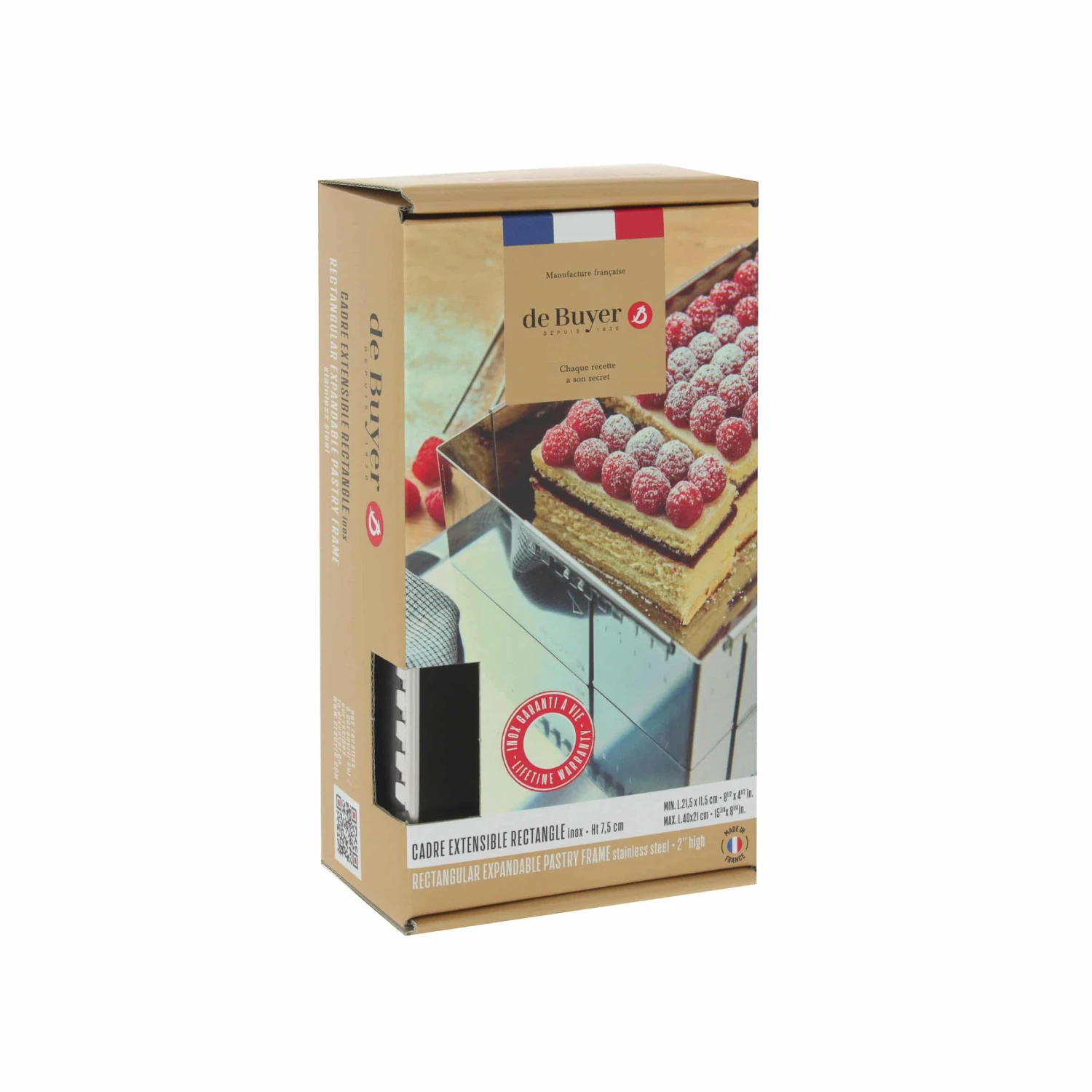 Cookware De Buyer Extendable Stainless Steel Rectangle To 40 X 21cm 5 Cookware De Buyer Extendable Stainless Steel Rectangle To 40 X 21cm