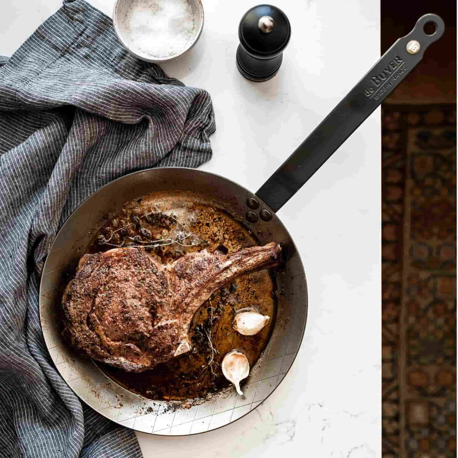 De Buyer Mineral B Steak Pan Cookware 5 De Buyer Mineral B Steak Pan Cookware
