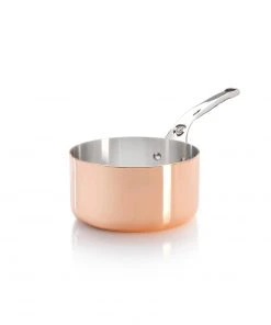 Cookware De Buyer Inocuivre Copper Saucepan With Stainless Steel Handle