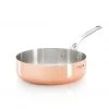 Cookware De Buyer Inocuivre Copper Straight Sided Saute Pan With Stainless Steel Handle 24cm