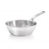 Cookware De Buyer Affinity Stainless Steel Curved Saute Pan 24cm