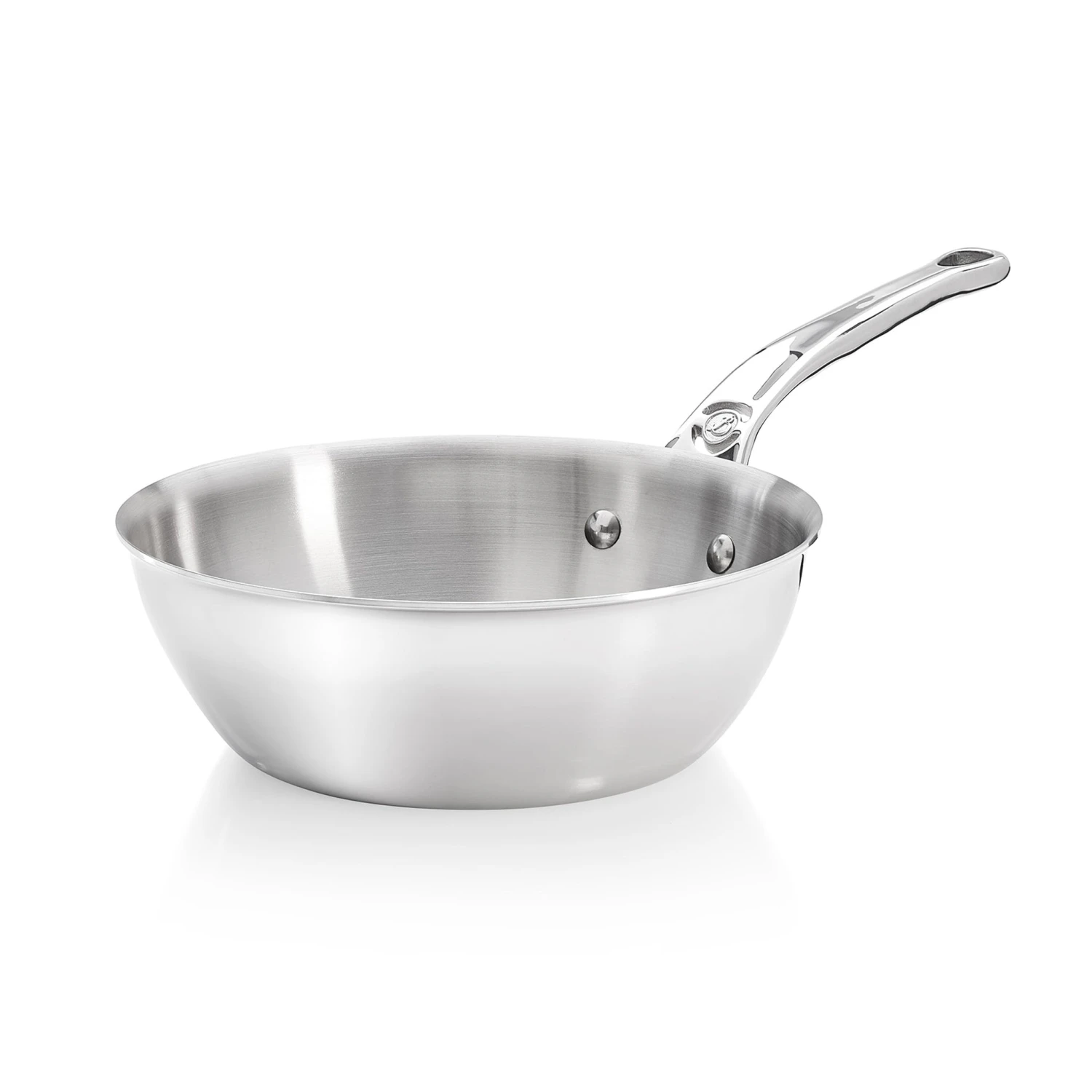 Cookware De Buyer Affinity Stainless Steel Curved Saute Pan 24cm 3 Cookware De Buyer Affinity Stainless Steel Curved Saute Pan 24cm