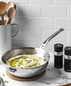 Cookware De Buyer Affinity Stainless Steel Curved Saute Pan 24cm 7 Cookware De Buyer Affinity Stainless Steel Curved Saute Pan 24cm