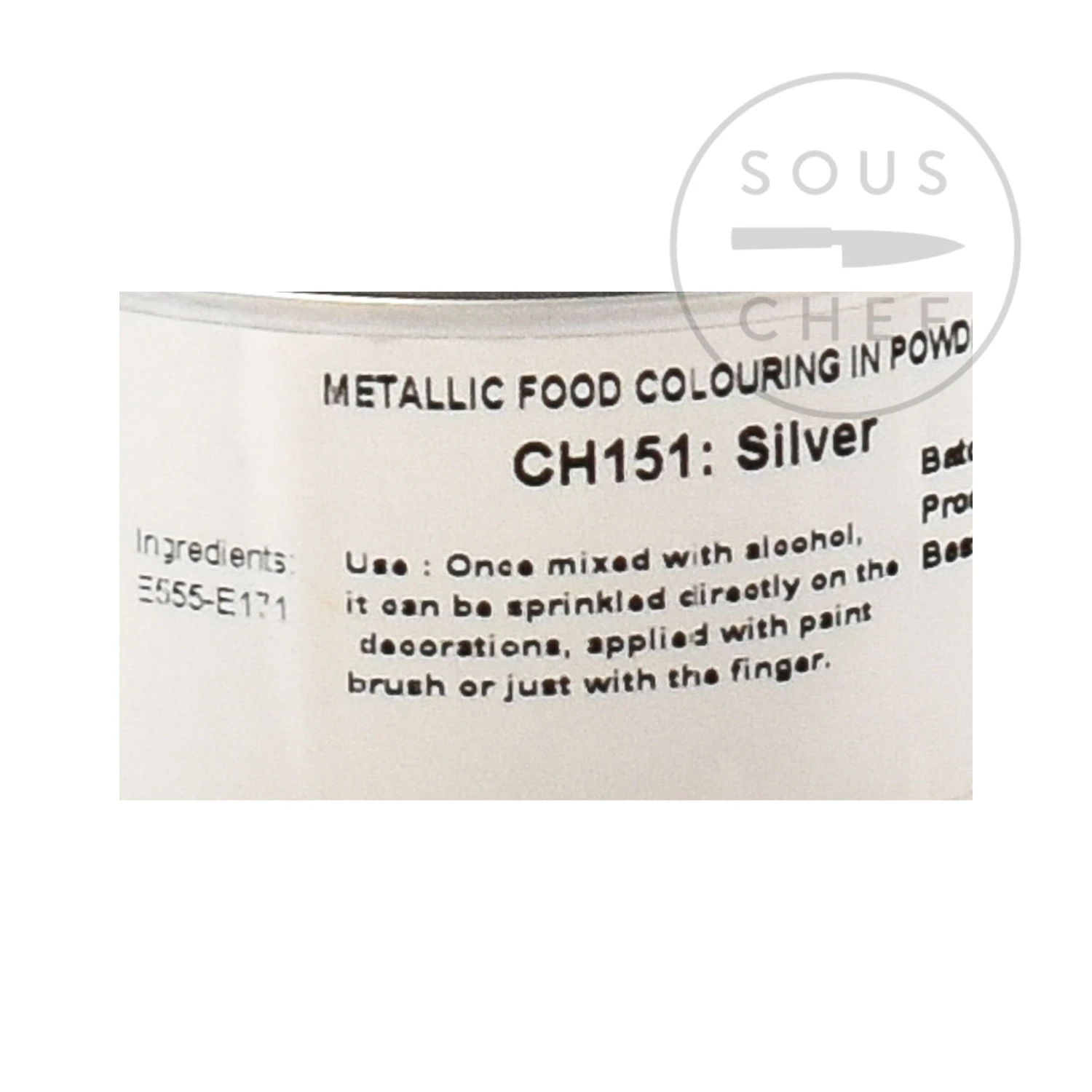 Deco Relief Ingredients Edible Silver Shimmer Dust 25g 4 Deco Relief Ingredients Edible Silver Shimmer Dust 25g