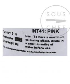 Deco Relief Ingredients Intense Pink Food Colour 50g