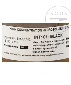 Deco Relief Ingredients Intense Black Food Colour 50g