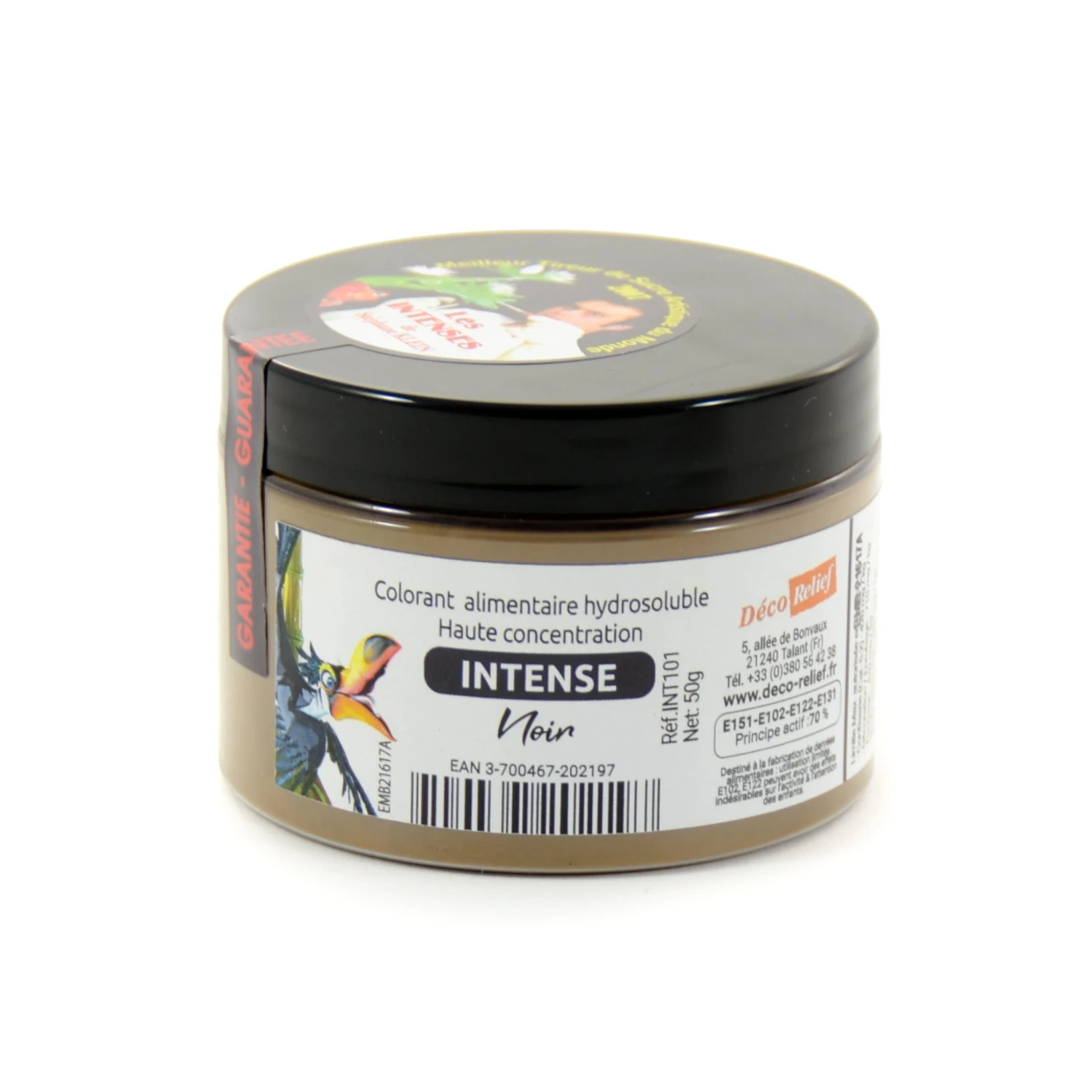Deco Relief Ingredients Intense Black Food Colour 50g 3 Deco Relief Ingredients Intense Black Food Colour 50g