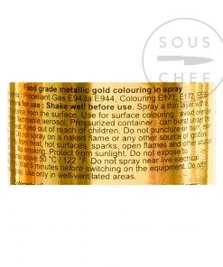 Deco Relief Ingredients Edible Gold Spray 300ml