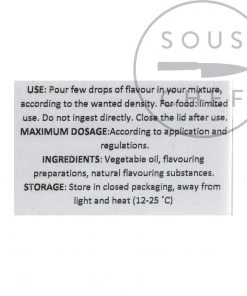 Deco-Relief Natural Concentrated Lemon Flavour 30ml Ingredients