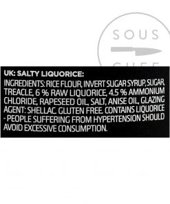 Lakrids Liquorice 2 - Salty 150g Ingredients