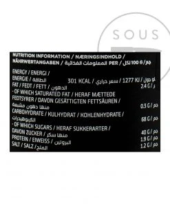 Lakrids Liquorice 2 - Salty 150g Ingredients