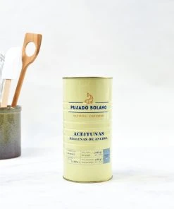 Pujado Solano Manzanilla Olives With Anchovy 1.4kg Ingredients