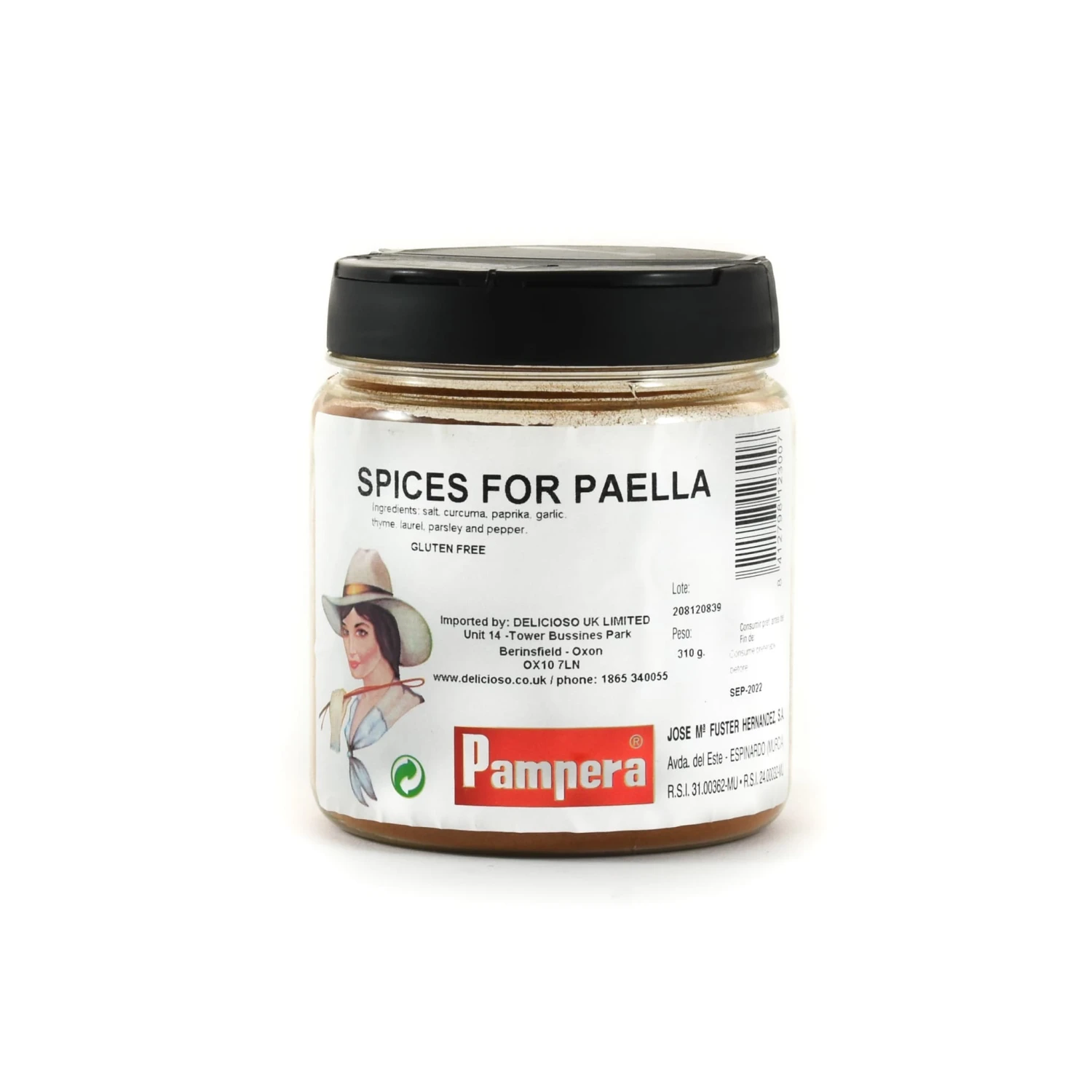 Pampera Paella Spices 310g Ingredients 3 Pampera Paella Spices 310g Ingredients
