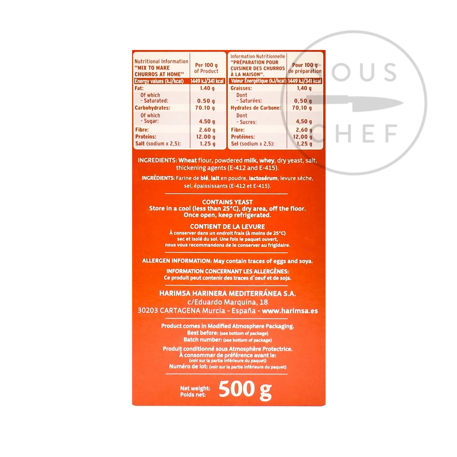 Harimsa Churro Mix For Spanish Doughnuts 500g 4 Harimsa Churro Mix For Spanish Doughnuts 500g