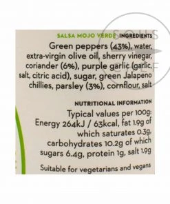 Delicioso Salsa Mojo Verde 165g
