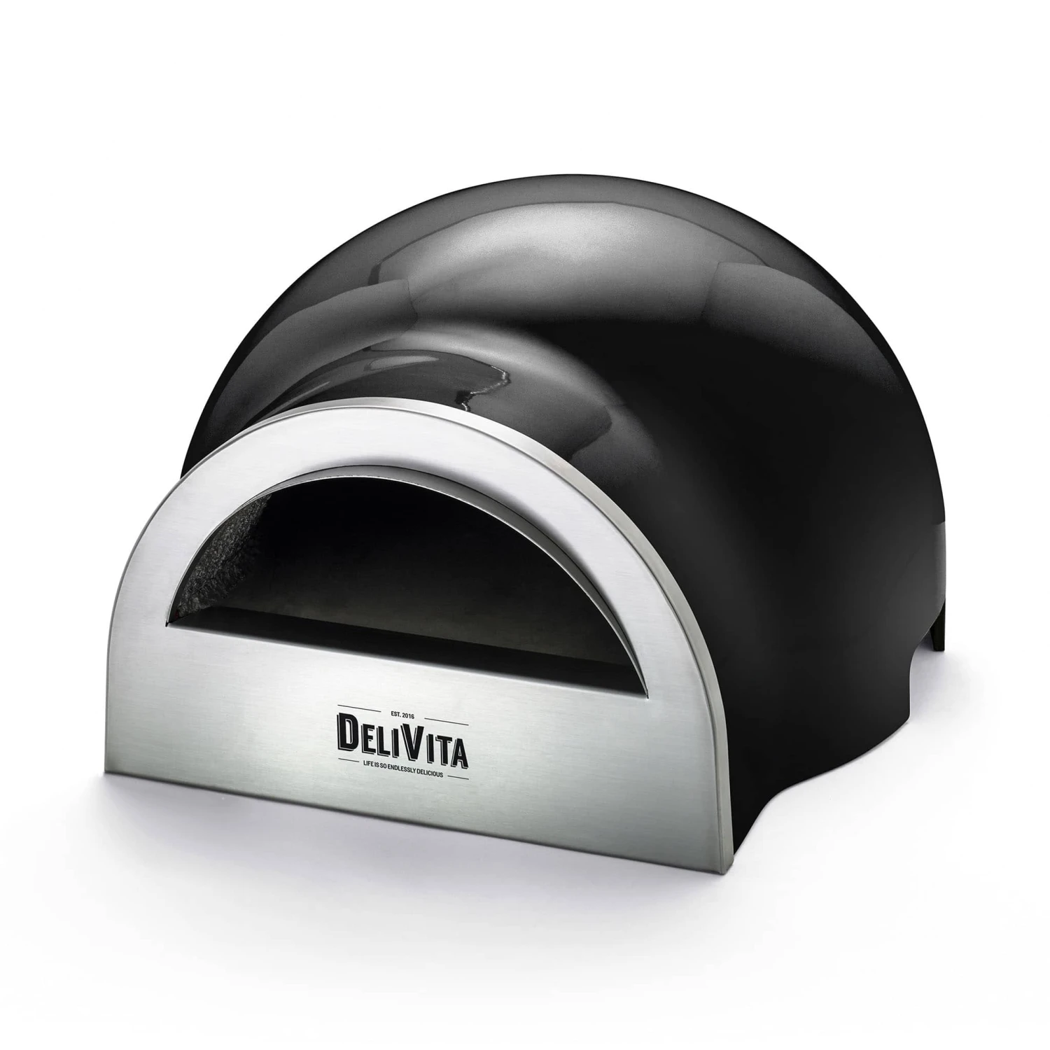 Cookware DeliVita Wood Fired Pizza Oven Very Black 4 Cookware DeliVita Wood Fired Pizza Oven Very Black