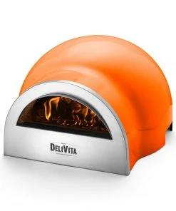 Cookware DeliVita Wood Fired Pizza Oven Orange Blaze