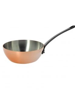 De Buyer Prima Matera Induction-Compatible Copper Saute Pan - Conical Cookware