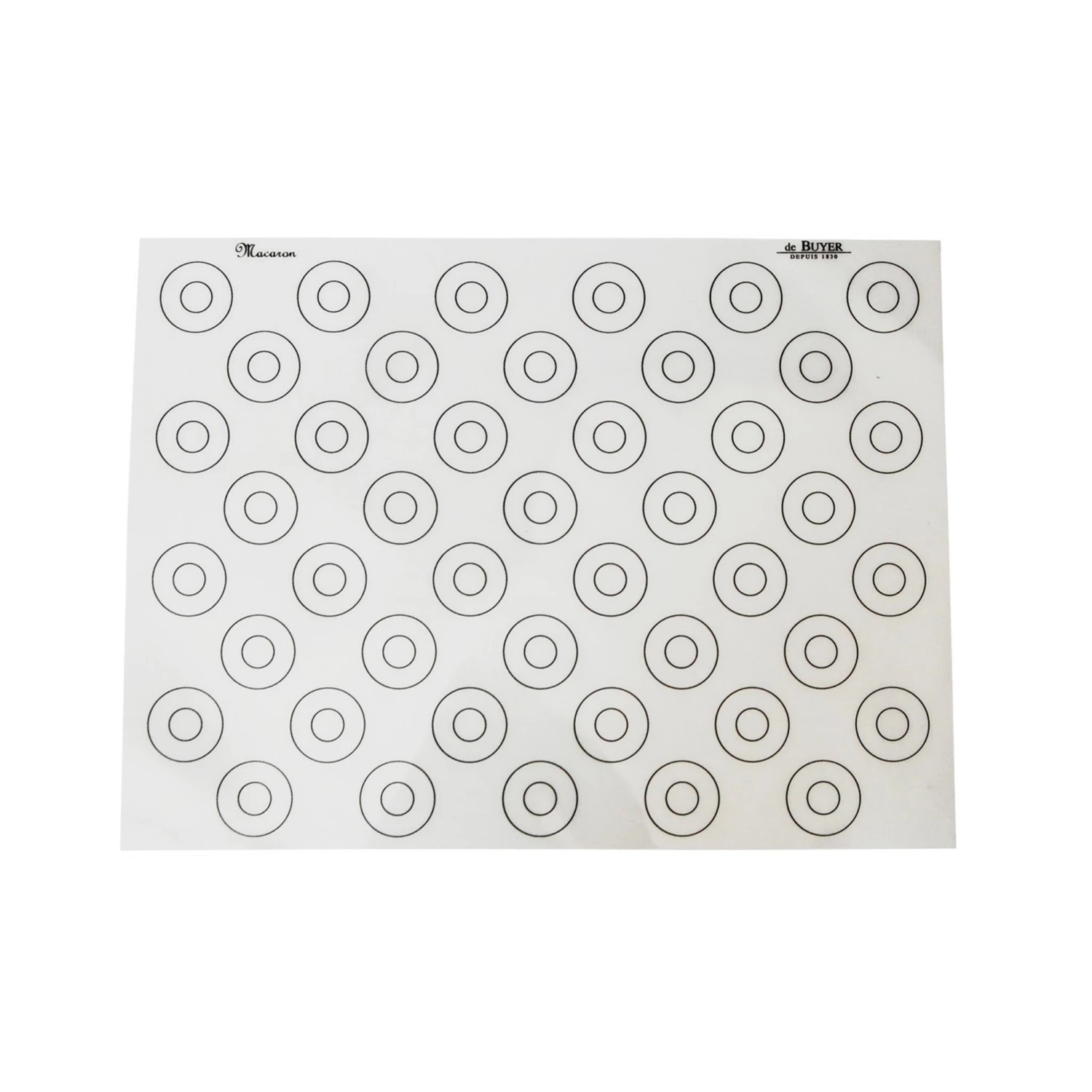Cookware De Buyer Non-Stick Macaron Stencil Baking Mat 3 Cookware De Buyer Non-Stick Macaron Stencil Baking Mat