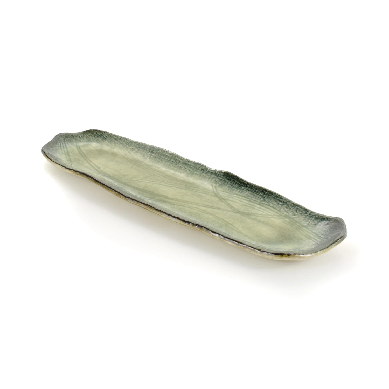 Kiji Stoneware & Ceramics Green Glaze Sushi Platter 3 Kiji Stoneware & Ceramics Green Glaze Sushi Platter
