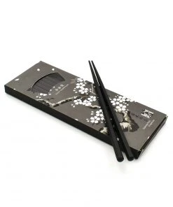 Kiji Stoneware & Ceramics Black Fibreglass Japanese-style Chopsticks - 10 Pairs Tableware