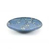 Kiji Stoneware & Ceramics Tableware Blue Sakura Side Plate 22.5cm