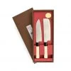 Kiji Stoneware & Ceramics Cookware Japanese Knife Duo - Santoku & Nakiri
