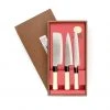 Kiji Stoneware & Ceramics Japanese Knife Trio - Sashimi, Gyuto & Nakiri