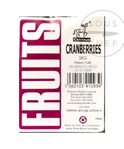 Centaur Ingredients Dried Cranberries 1kg