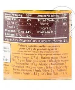 Sabarot Tinned Snails With Shells 300g Ingredients