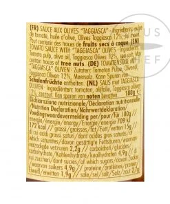 La Favorita Tomato Sauce With Taggiasca Olives 180g