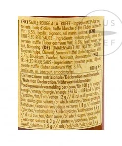 La Favorita Truffled Red Sauce 180g Ingredients